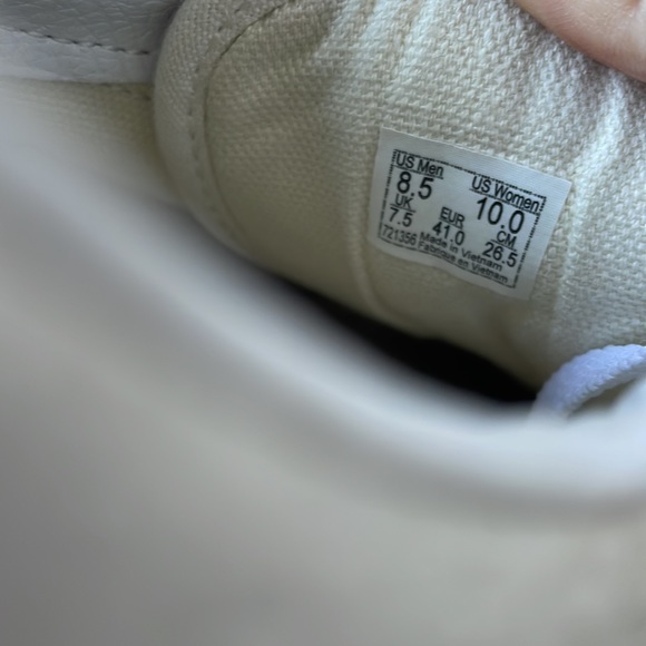 Vans old skool platform in textured cream suede - Picture 6 of 7